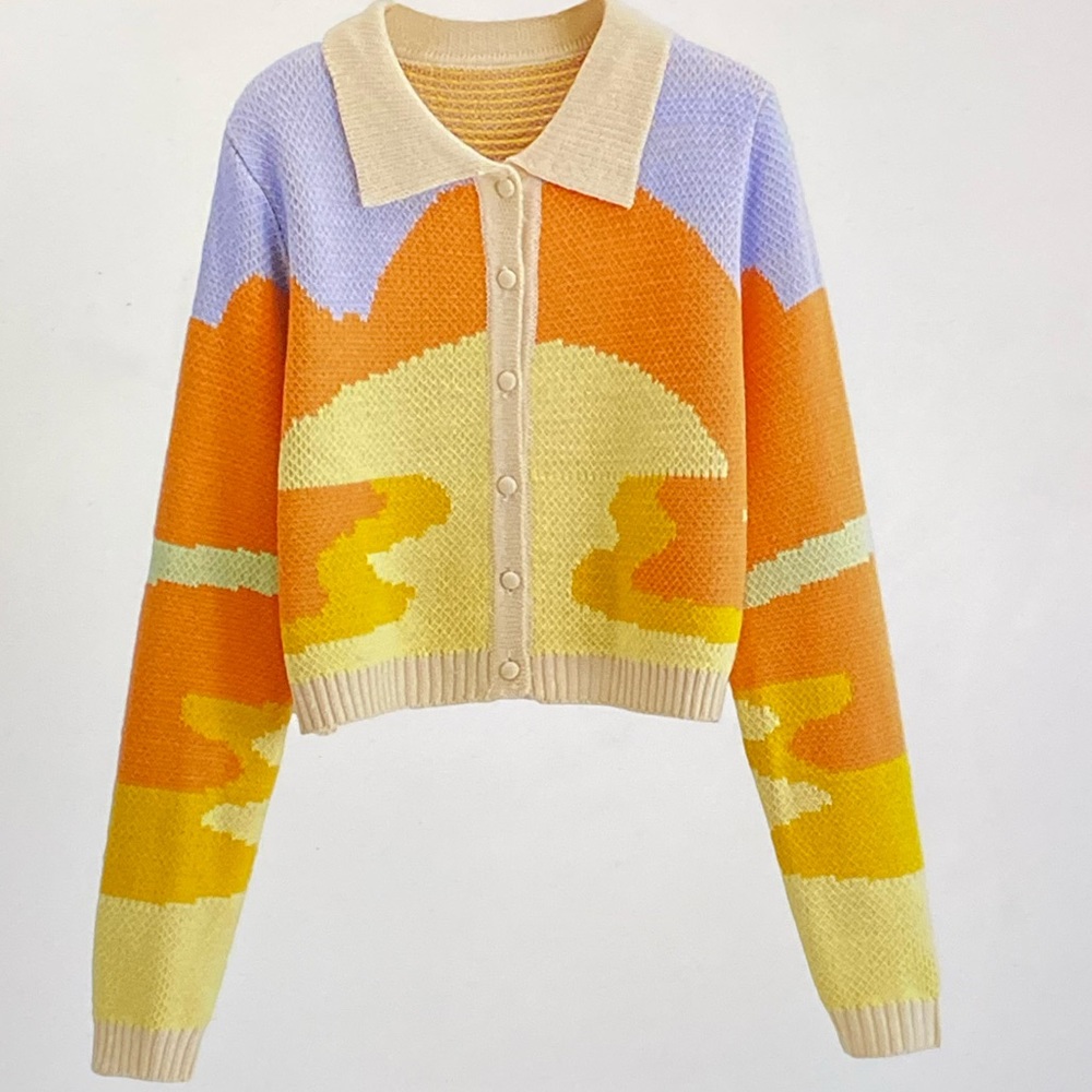 ZARA Knit cropped cardigan
